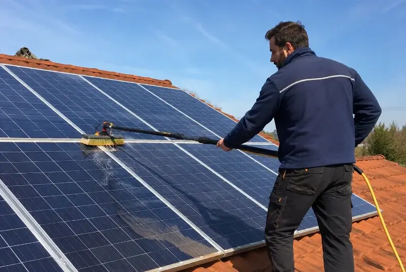 Nettoyage et entretien de panneaux solaires à Vay